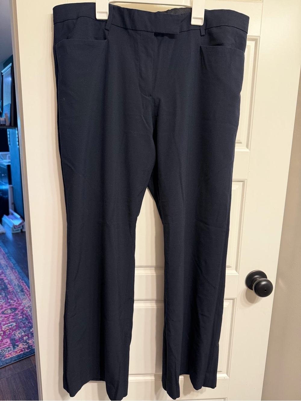 GAP Navy Modern Boot Cut Dress Pants